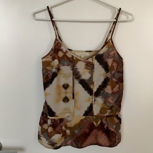 XXS Monk & Lou patterned peplum-style blouse